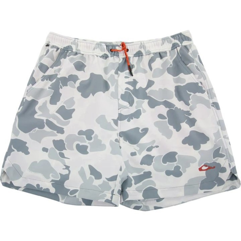 Drake‎ Waterfowl Mens Lake Shore Dock Short Old School Monument Camo 2XL DS0211